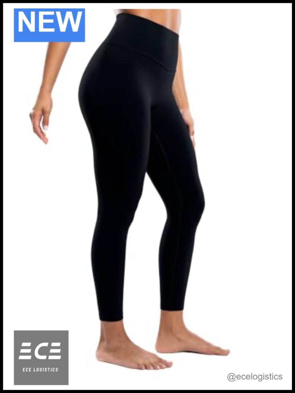 ENERBLOOM High Waist Workout Leggings Yoga Pants Ankle Length